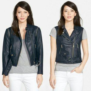 Black XS Michael Kors Leather Jacket